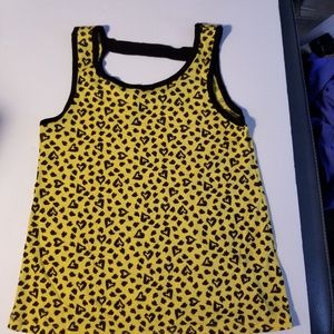 Full Tilt NWOT Girl's Yellow/Black Tank M